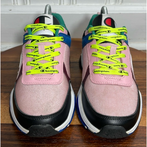 Champion 93Eighteen Block Pink/Multi Colored Athletic Training Sneaker S… - Picture 4 of 11